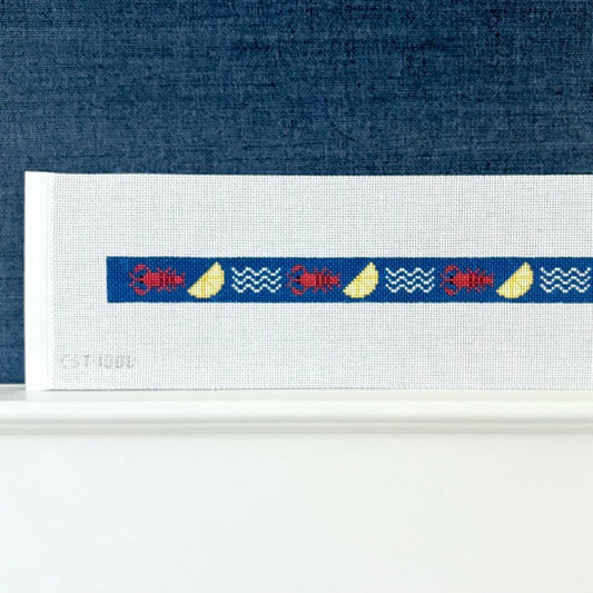 LOBSTER DINNER HAT STRAP BELT (NAVY) (TS)