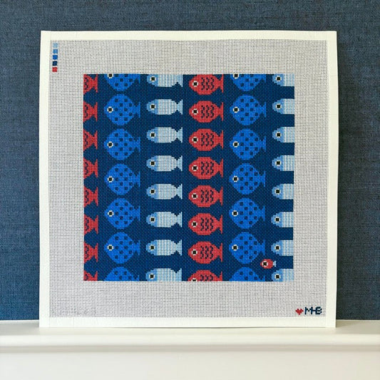 JUST KEEP SWIMMING (NAVY) 10X10 (TS)