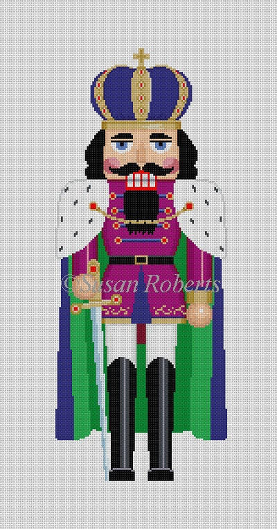 Caped King Nutcracker 18"