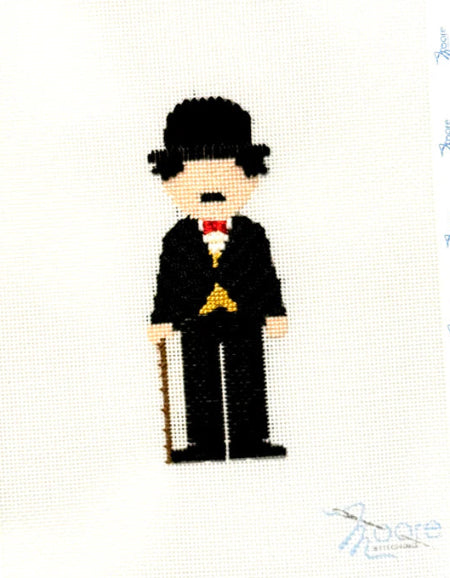 Moore Stitching Charlie Chaplin