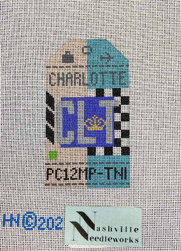 Hedgehog Needlepoint Charlotte 
Charlotte Retro Tag