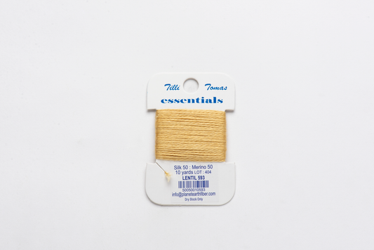 Essentials-593 Lentil  10 yd card
