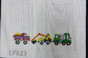 Susan Roberts Needlepoint Truck Sign 
EP0823