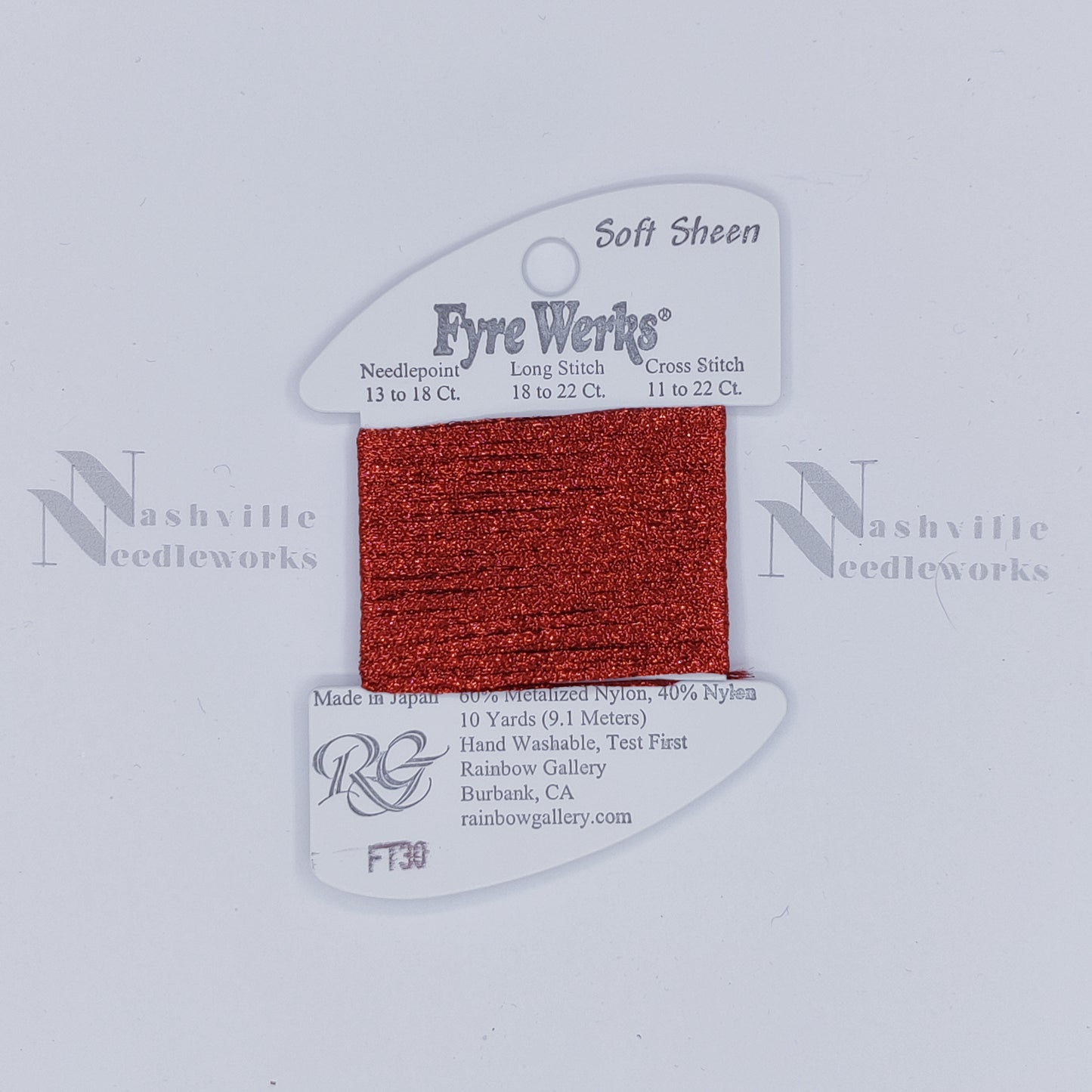 Fyre Werks Soft Sheen FT30 Red