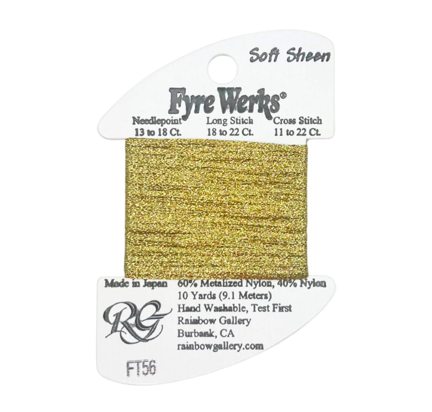 Fyre Werks Soft Sheen FT56 Vintage Gold