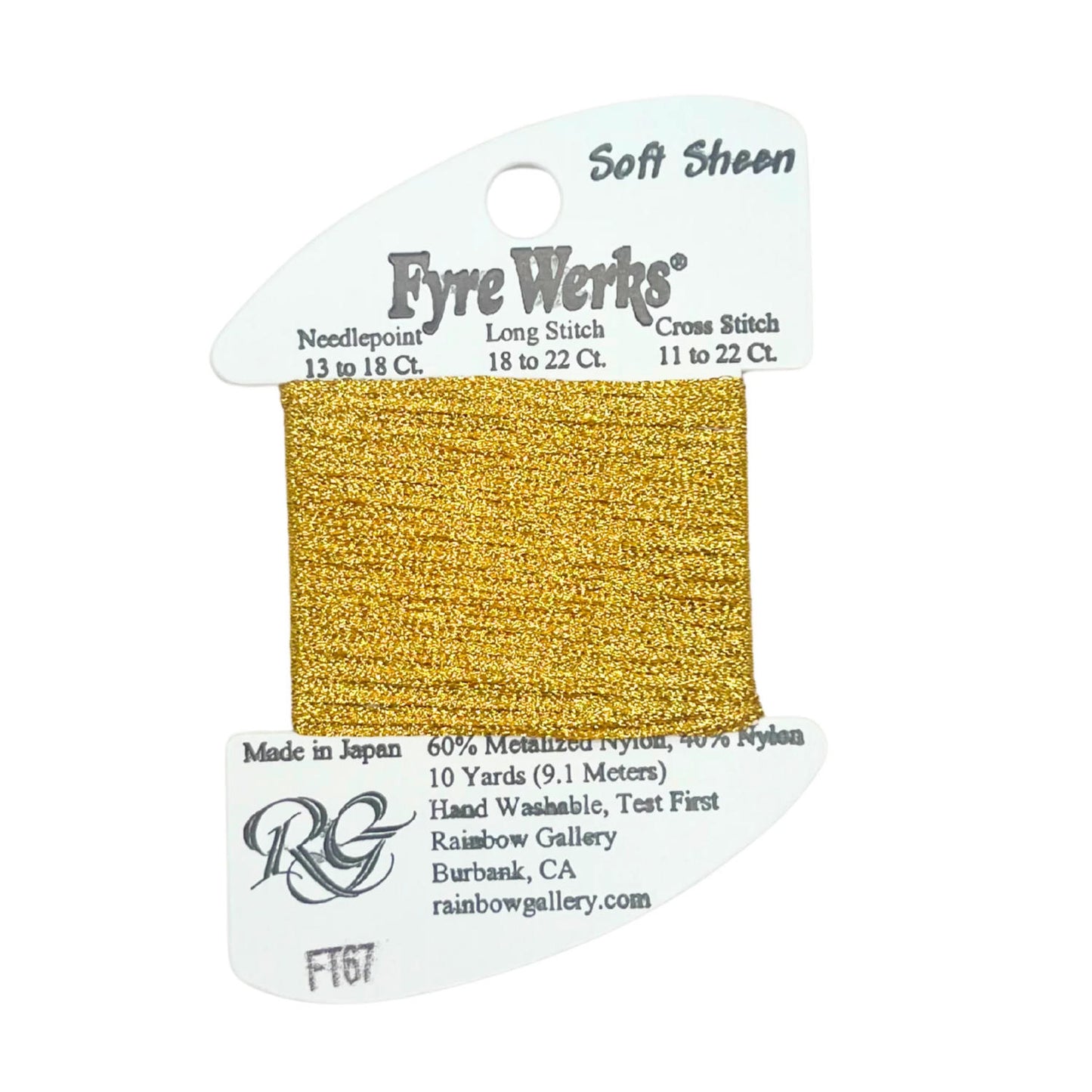 Fyre Werks Soft Sheen FT67 Inca Gold