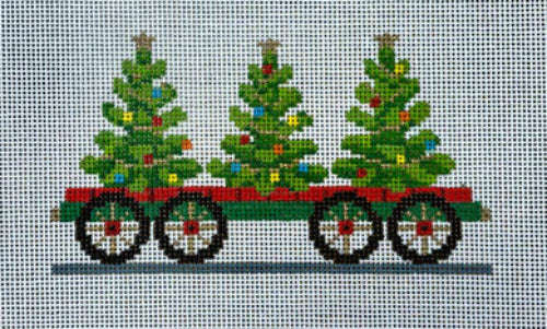 Susan Roberts Needlepoint Designs 
SR5881 Flatbed Trees -NP Express