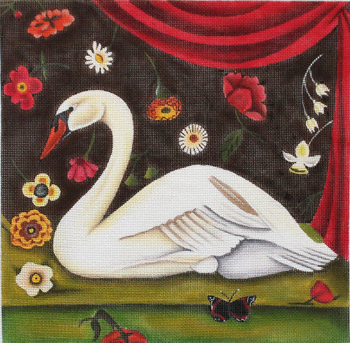 PLD Designs Floral Swan