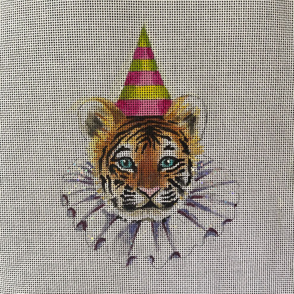 Colors of Praise HBD003 Birthday Tiger Head
