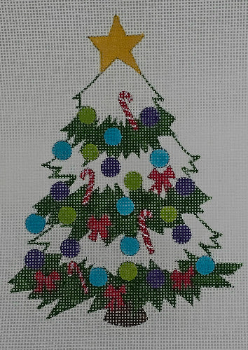 Love You More Funky Christmas Tree-Green EJ-31C