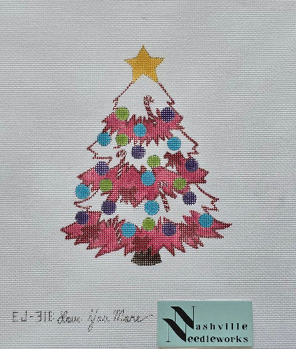 Love You More EJ-31B Funky Christmas Tree-Pink