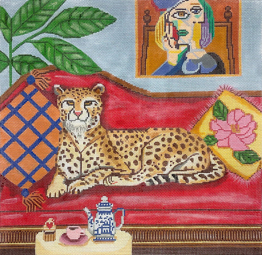 Picasso's Lounging Leopard