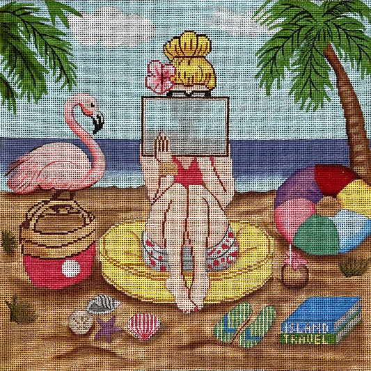 Stitching Girl Beach (TS)
