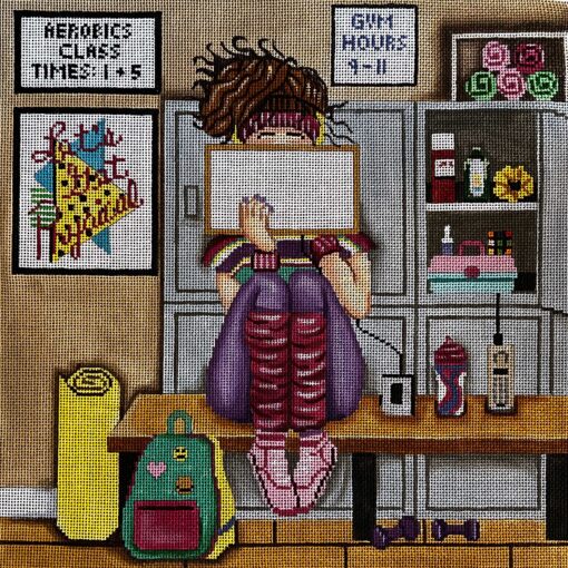 Let's Get Physical Stitching Girl