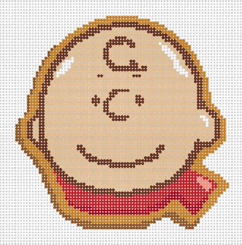 Officially Needlepoint PNTS-GING07 
PEANUTS - Gingerbread Charlie Brown Canvas