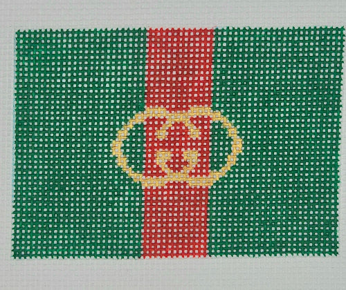 Kate Dickerson Needlepoint Collections Gucci Insert Red/Green 
INSPCC-25