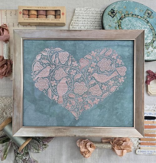 HLM-043HellofromLizMatthews SweetHeart CrossStitchChart