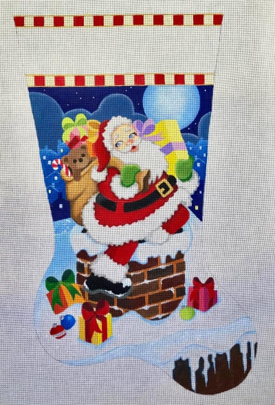 HO2322 (TS) -  ROOFTOP SANTA STOCKING