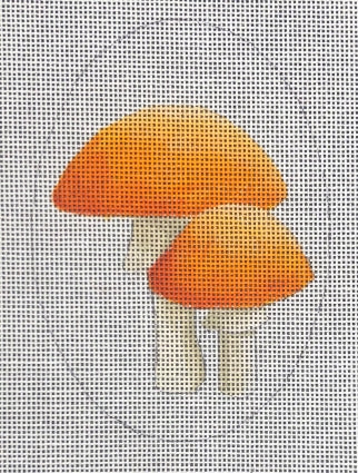 HO2362 (TS) -  ORANGE MUSHROOM OVAL