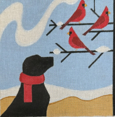 HO2383 (TS) -  BLACK LAB AND CARDINALS
