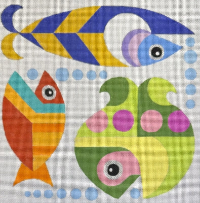HO2398 (TS) -  3 FISH SQUARE