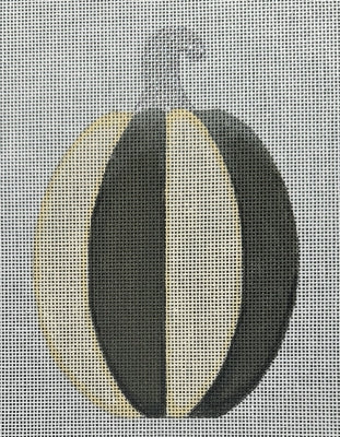 HO2563 (TS) -  TALL GREY STRIPE PUMPKIN