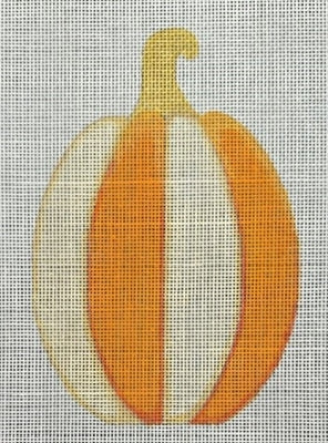 HO2566 (TS) -  TALL ORANGE STRIPE PUMPKIN