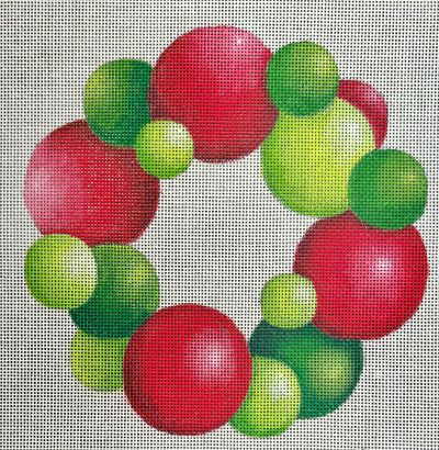 HO2599 (TS) -  RED GREEN WREATH