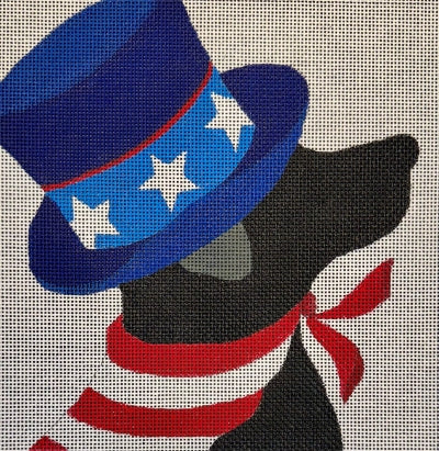 Raymond Crawford Patriotic Black Lab HO-2752
