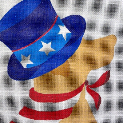 Raymond Crawford Patriotic Yellow Lab HO-2772