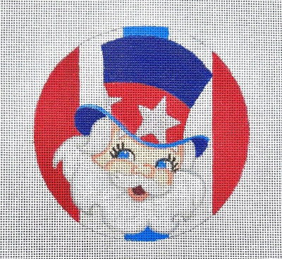 HO2773 (TS) -  PATRIOTIC SANTA ROUND