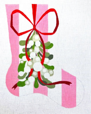 HO2792 (TS) -  MISTLETOE STOCKING
