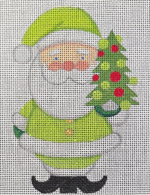 Raymond Crawford Green Santa With Tree HO-2800