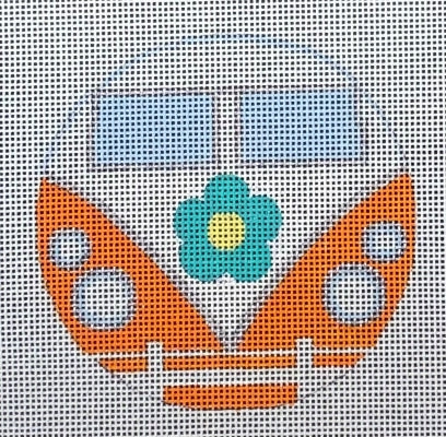 HO2846 (TS) -  VINTAGE ORANGE BUS ORN