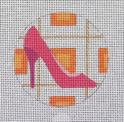 HO2965 (TS) -  FUSHCIA HIGH HEEL ROUND