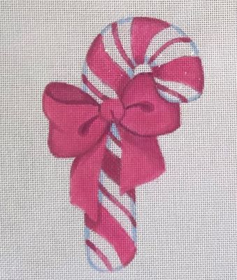 HO3095 (TS) -  PINK CANDY CANE ORNEMENT