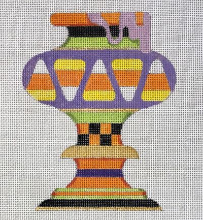 HO3291 (TS) -  HALLOWEEN CANDLE HOLDER 6"