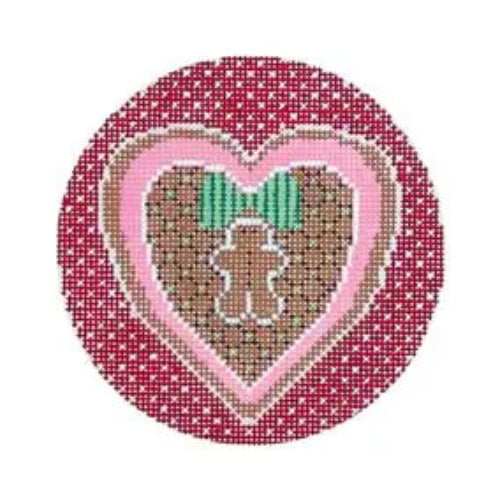 CBK Needlepoint/ Shelly Tribbey Designs ST-C763 Heart Christmas Cookie