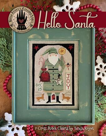 Hello Santa, Teresa Kogut - 7 chart designs with Santa