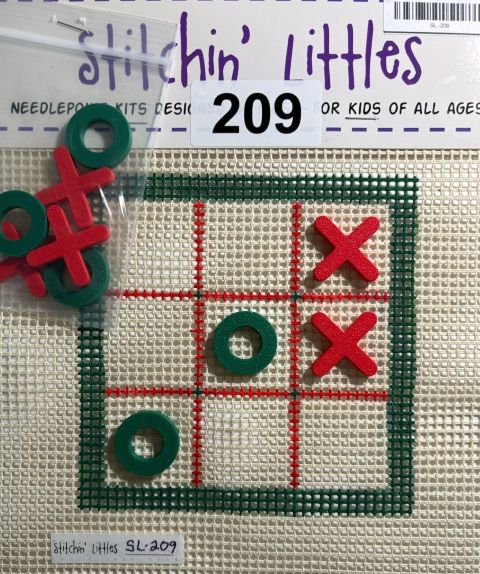 PurplePalmDesigns HollyTicTacToe Stitchin'Littles SL-209