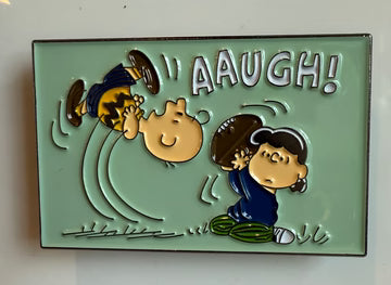 PEANUTS "A Charlie Brown Christmas" -AAUGH Enamel Needle Minder