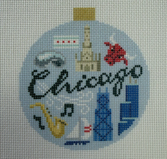 Bradley Needlepoint Company
Chicago Travel Round
KB1262