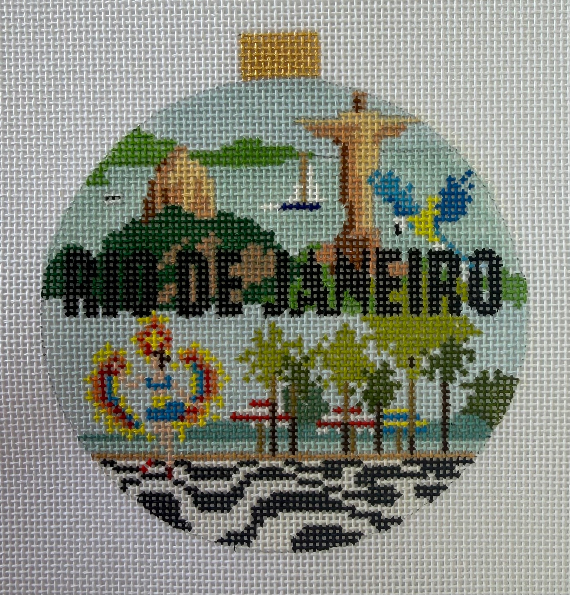 Bradley Needlepoint Company
Rio de Janeiro Travel Round
KB1692