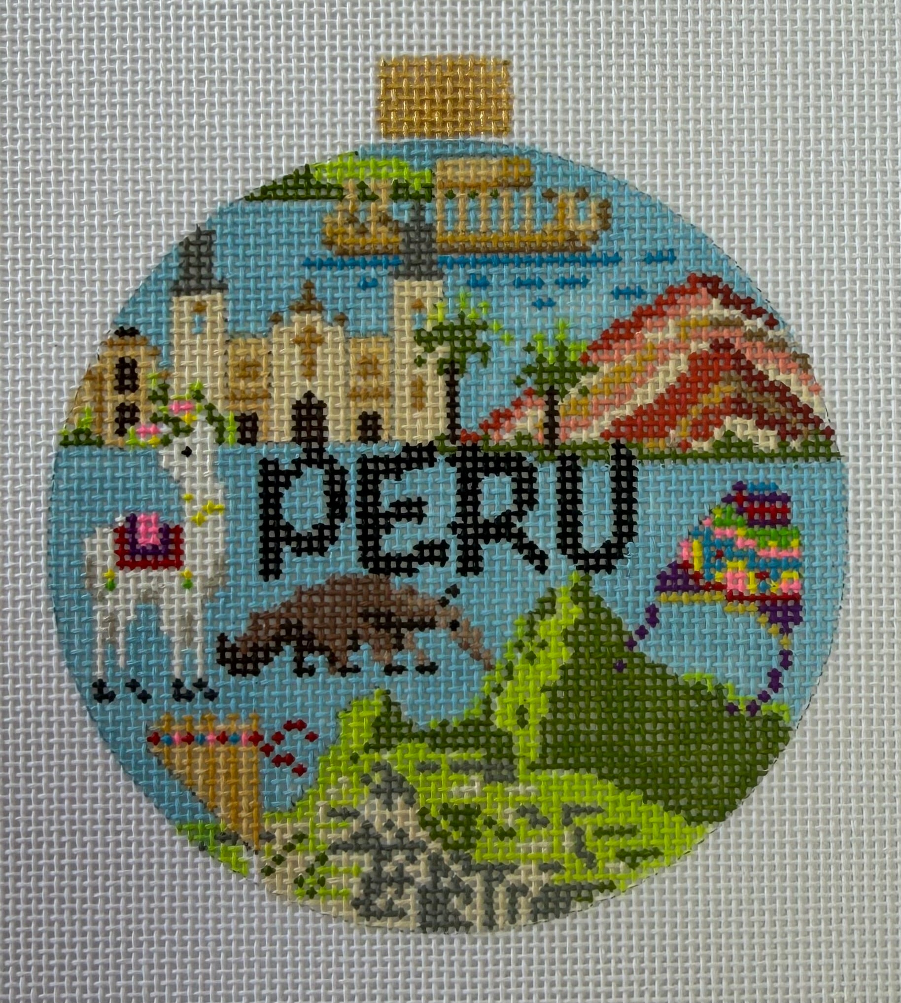 Bradley Needlepoint Company
Peru Travel Round
KB1697