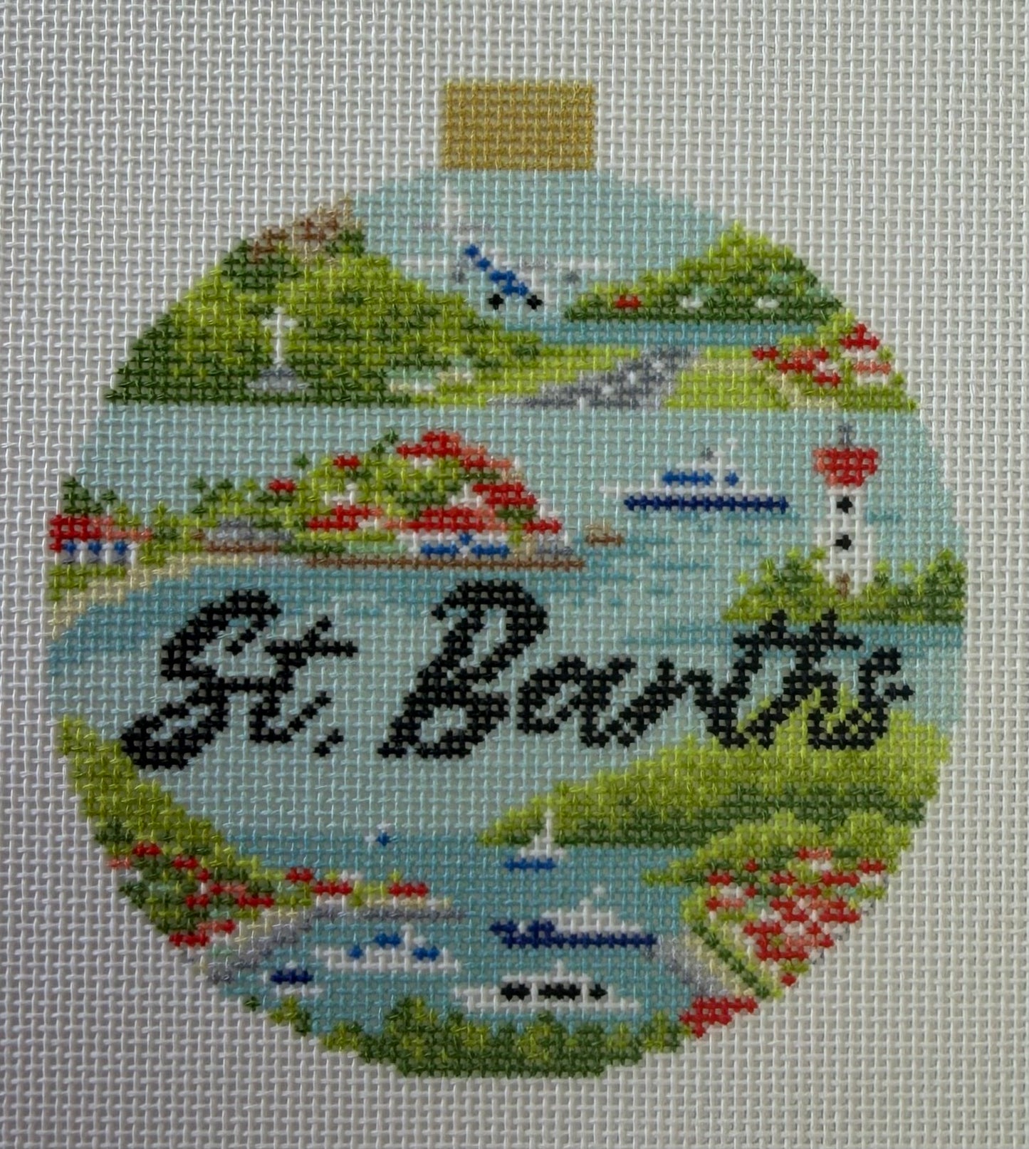 Bradley Needlepoint Company
St. Barths Travel Round
KB1700