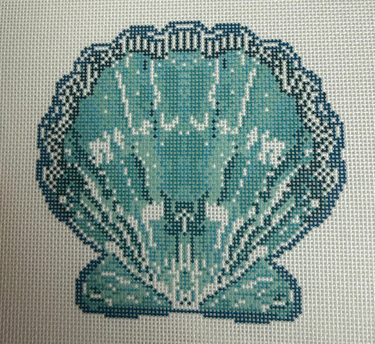 Scallop Ornament - Turquoise