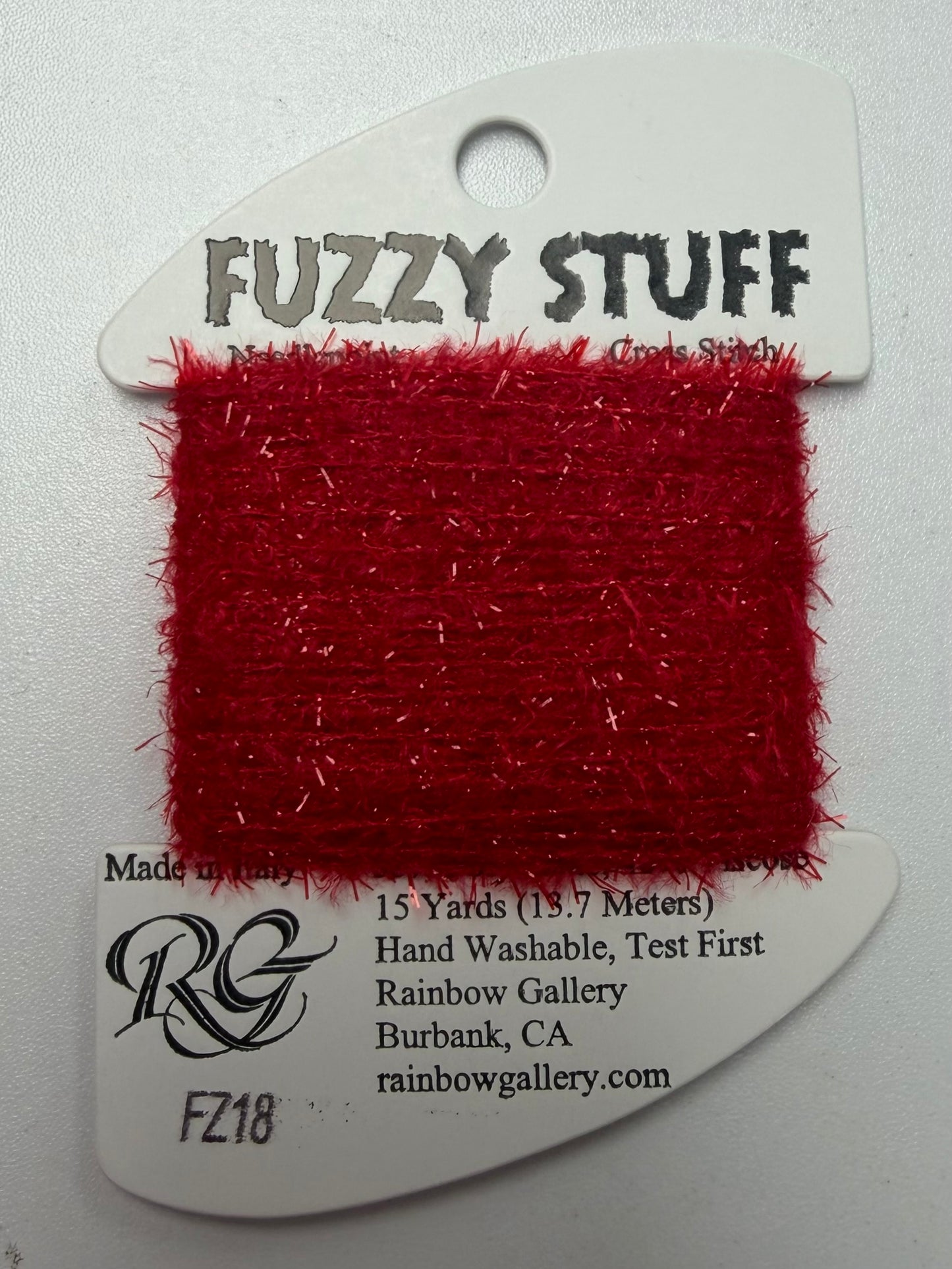 Fuzzy Stuff FZ18 Christmas Red