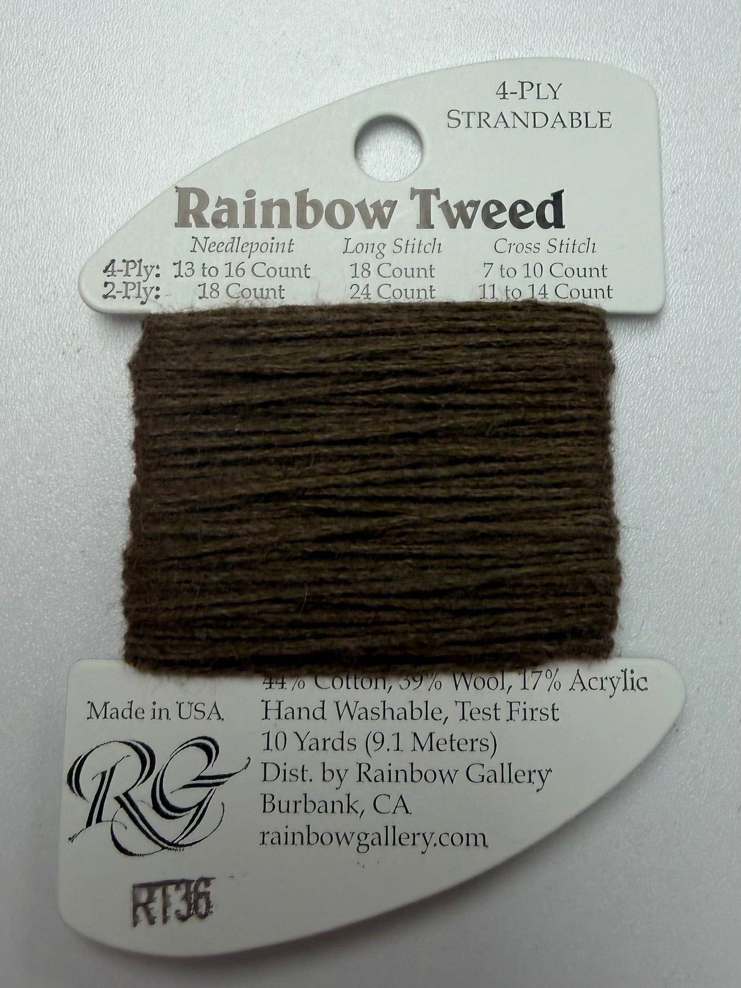 Rainbow Tweed - RT36 Dark Tan