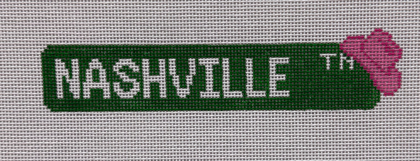 Nashville Street Sign - Cowboy Hat