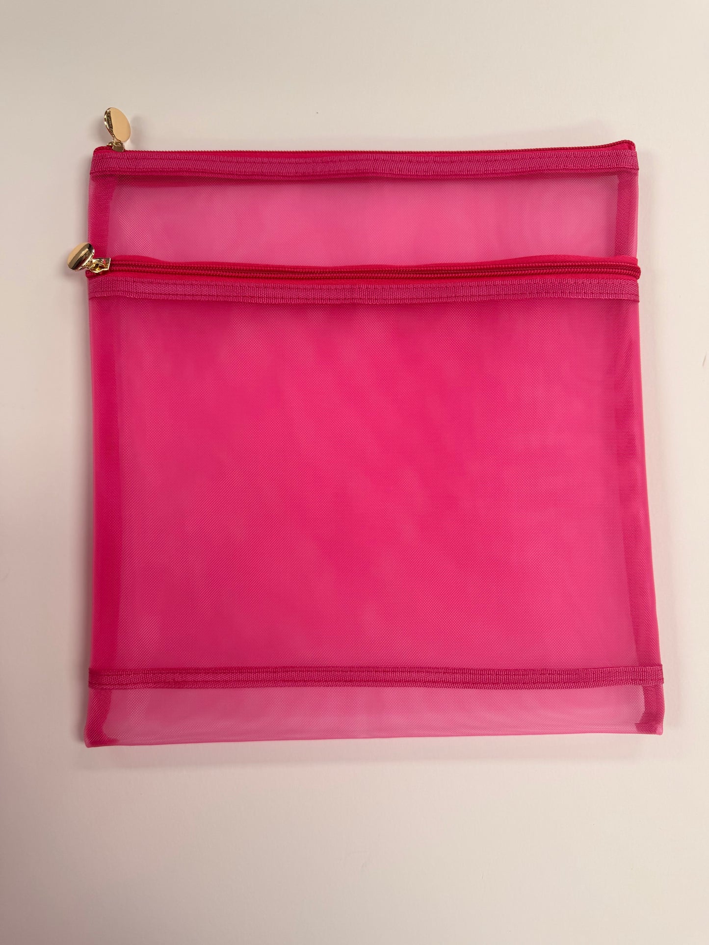Officially Needlepoint Double Zip Mesh Project Bags
12 x 12 inches